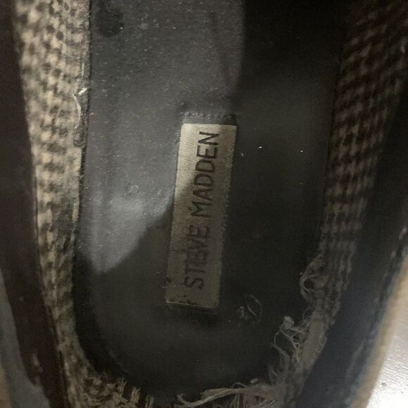 Steve Madden Mens Genuine Suede Leather Brown Taupe Casual Shoes Fixer 10 M - Picture 6 of 7